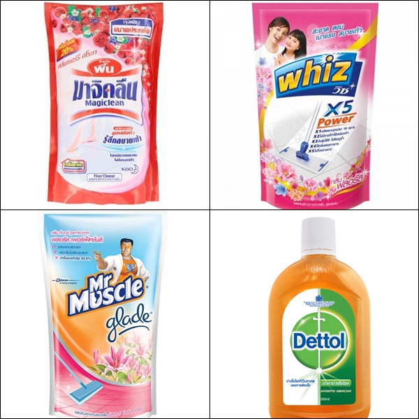 10 น้ำยาถูพื้น มีกลิ่นหอม ไม่ทิ้งคราบเหนอะเท้า